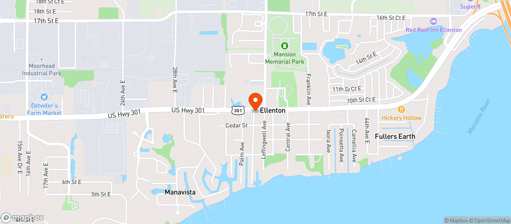 Map showing Embers To Ashes Inc
