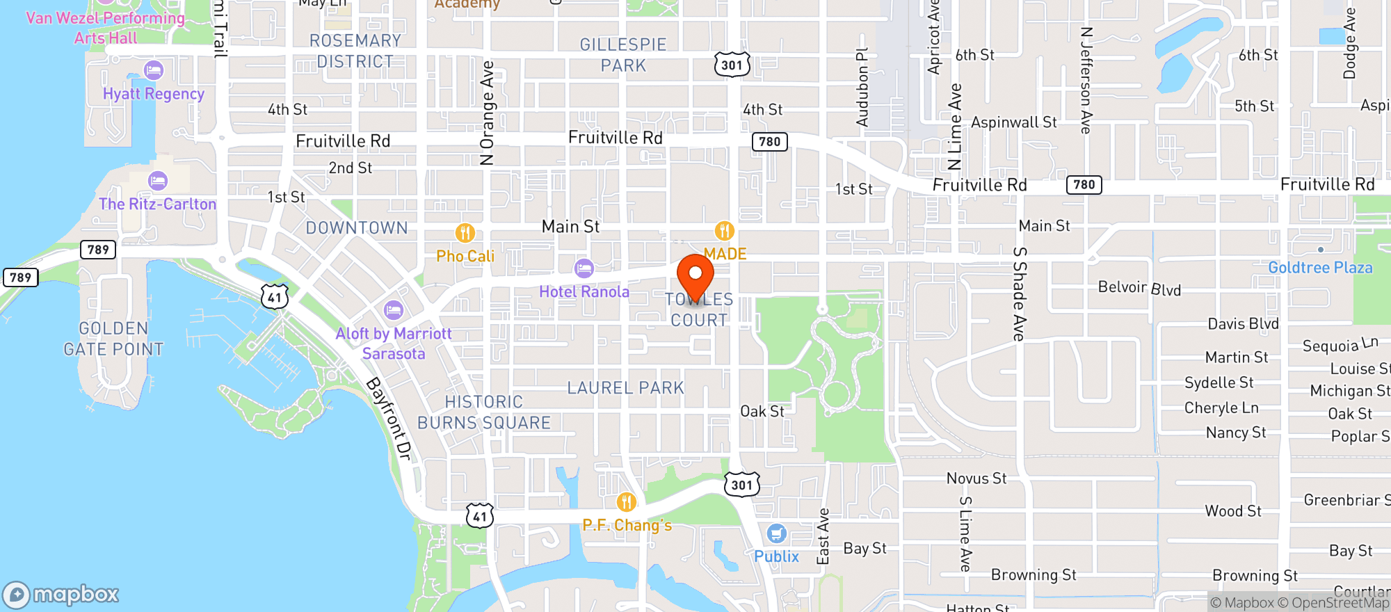 Map showing Baby Brie  S