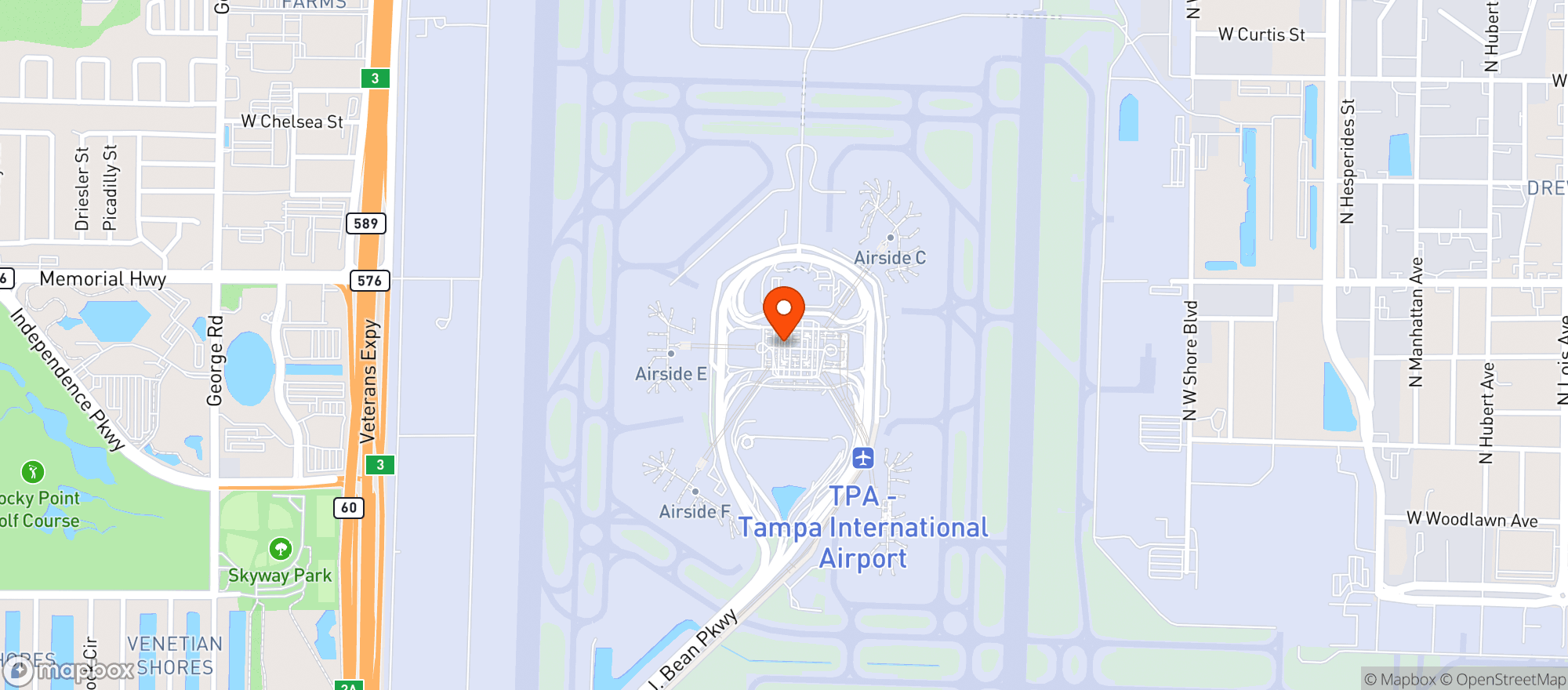 Map showing Columbia Cafe