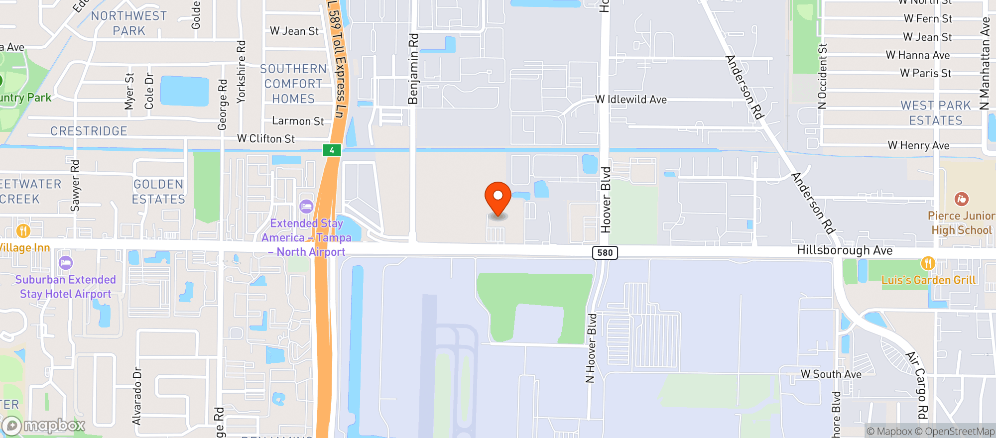 Map showing Pin Chasers