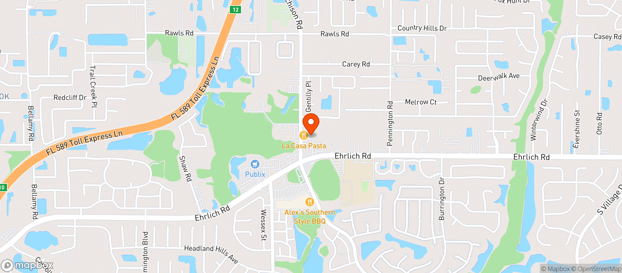 Map showing A1 Liquor Tampa LLC