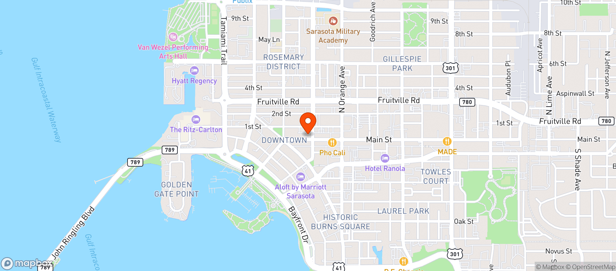 Map showing Patricks