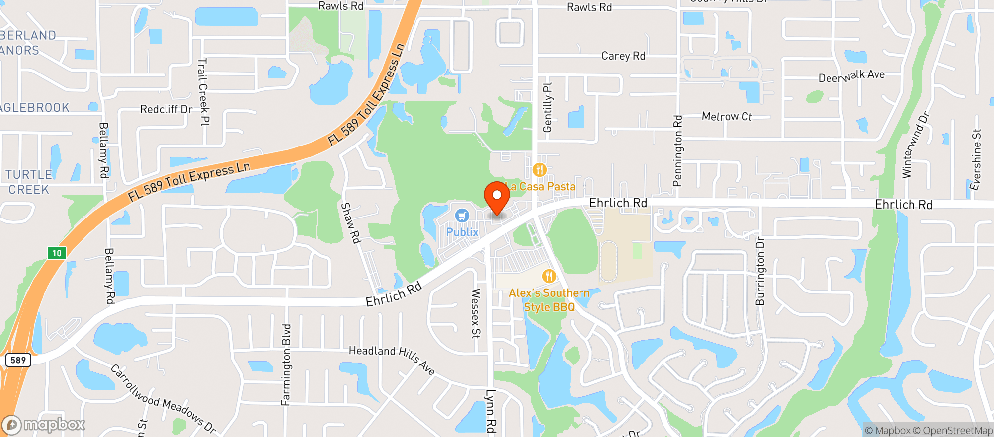 Map showing Cvs