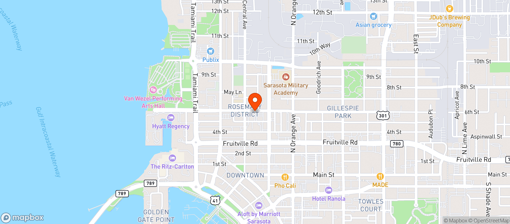 Map showing Spice Station
