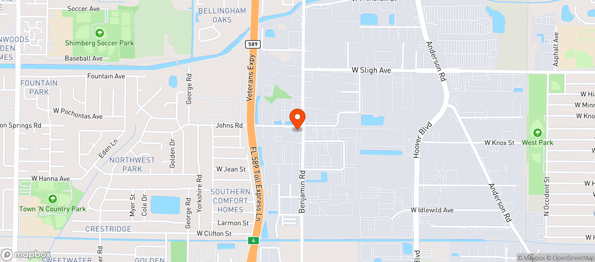 Map showing Circle K 8802