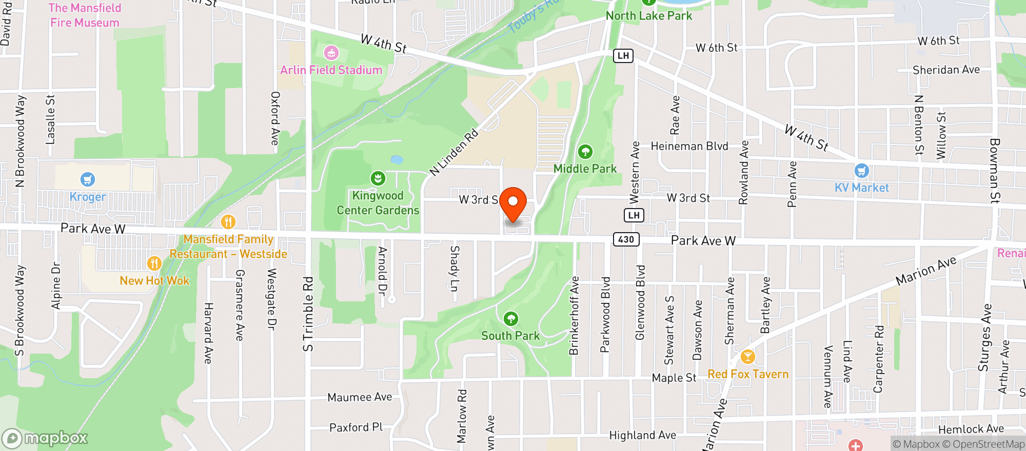 Map showing Friendship Kitchen #68