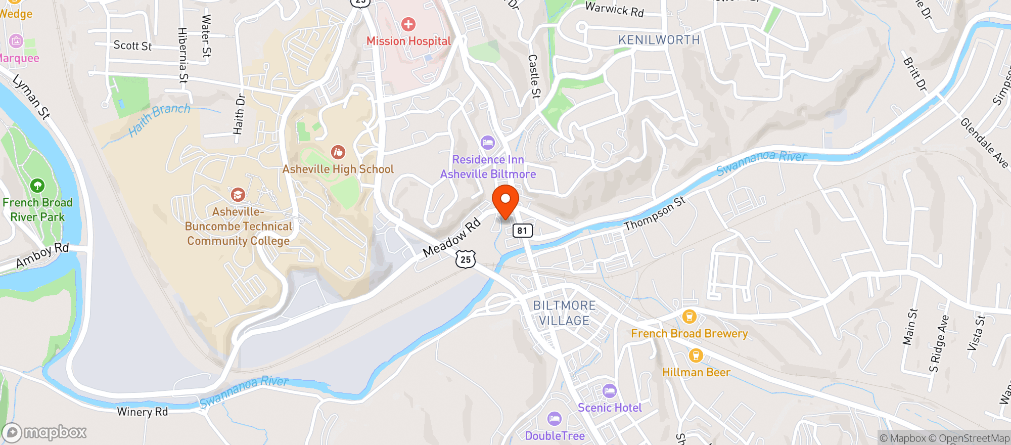 Map showing Citi Stop 113