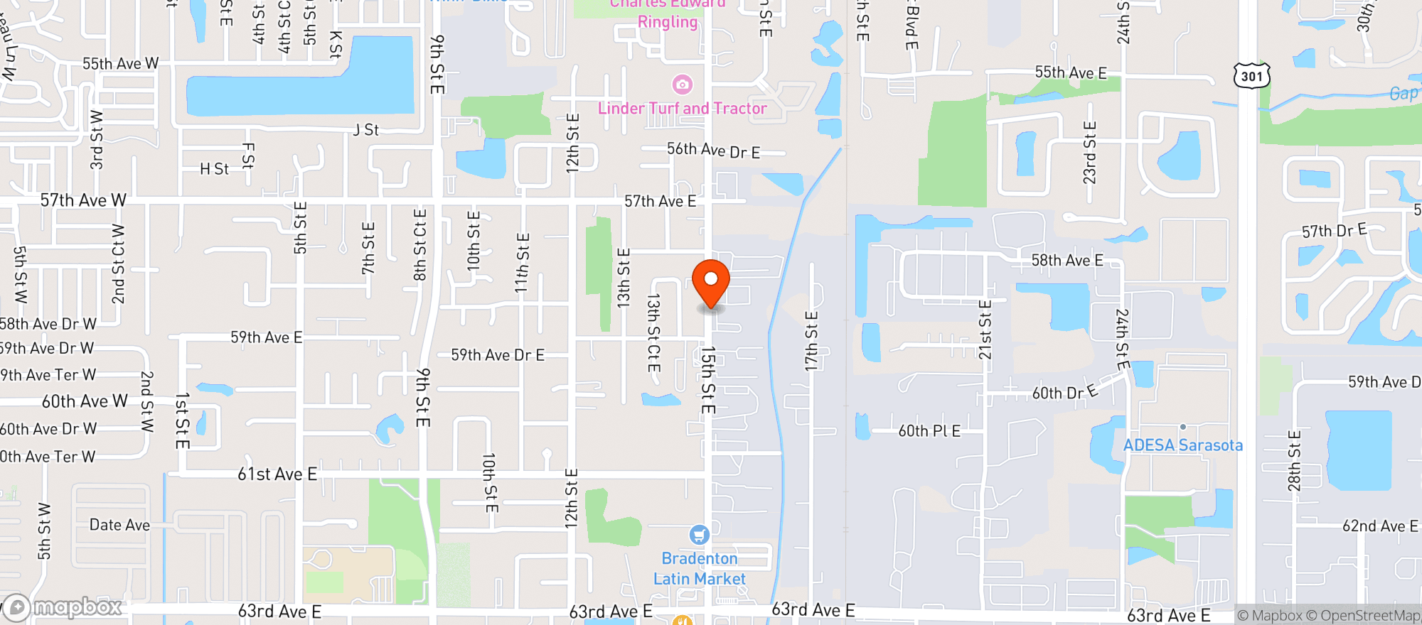 Map showing Eagles Lodge