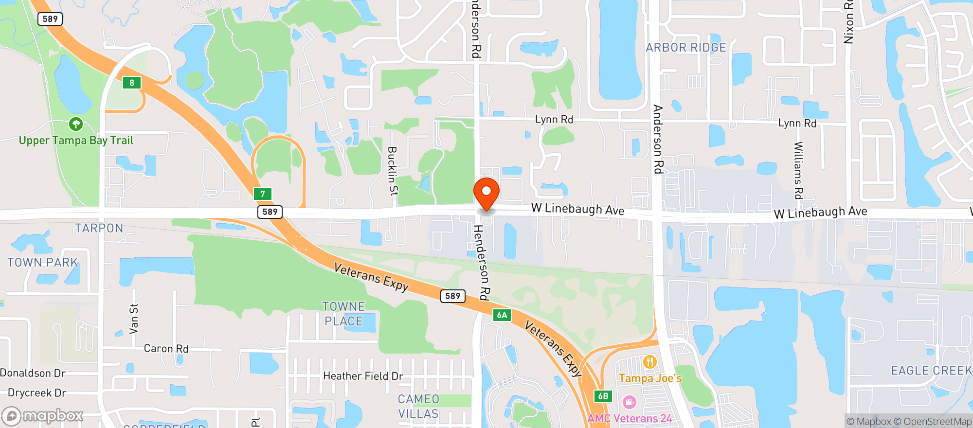 Map showing Citgo