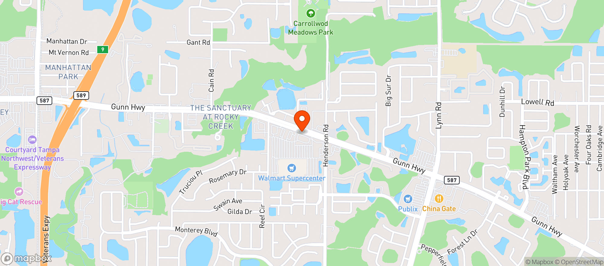 Map showing Walmart Wine & Spirits