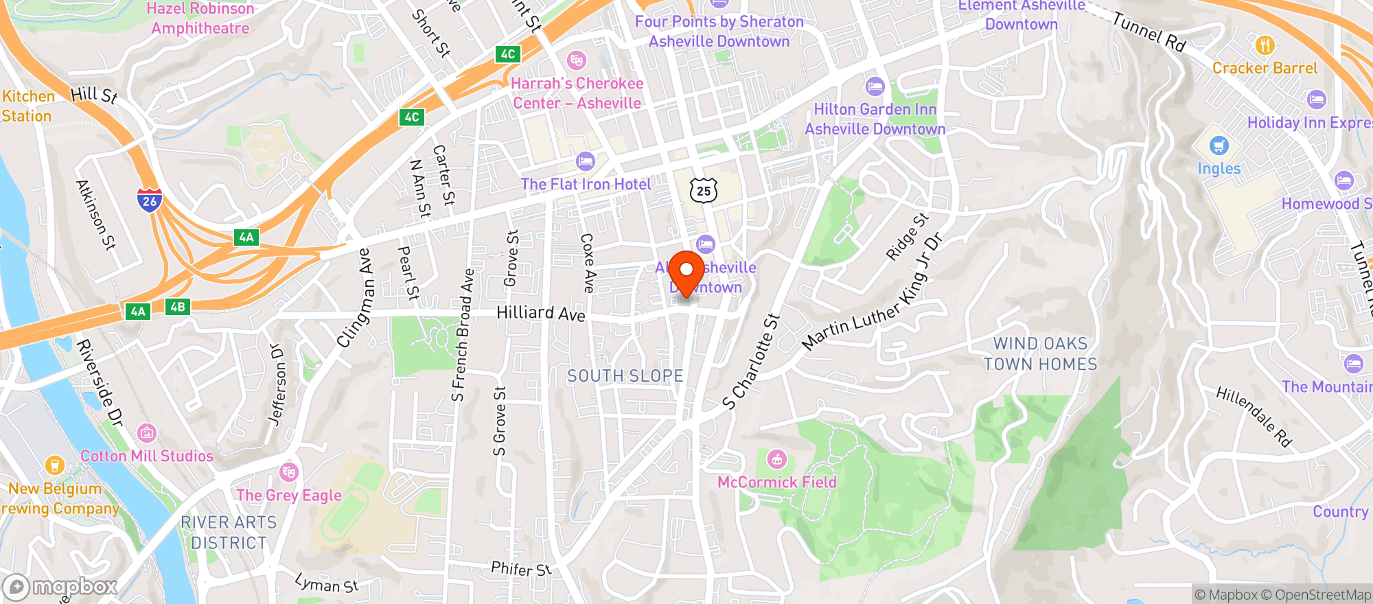 Map showing Terra Nova Beer Co