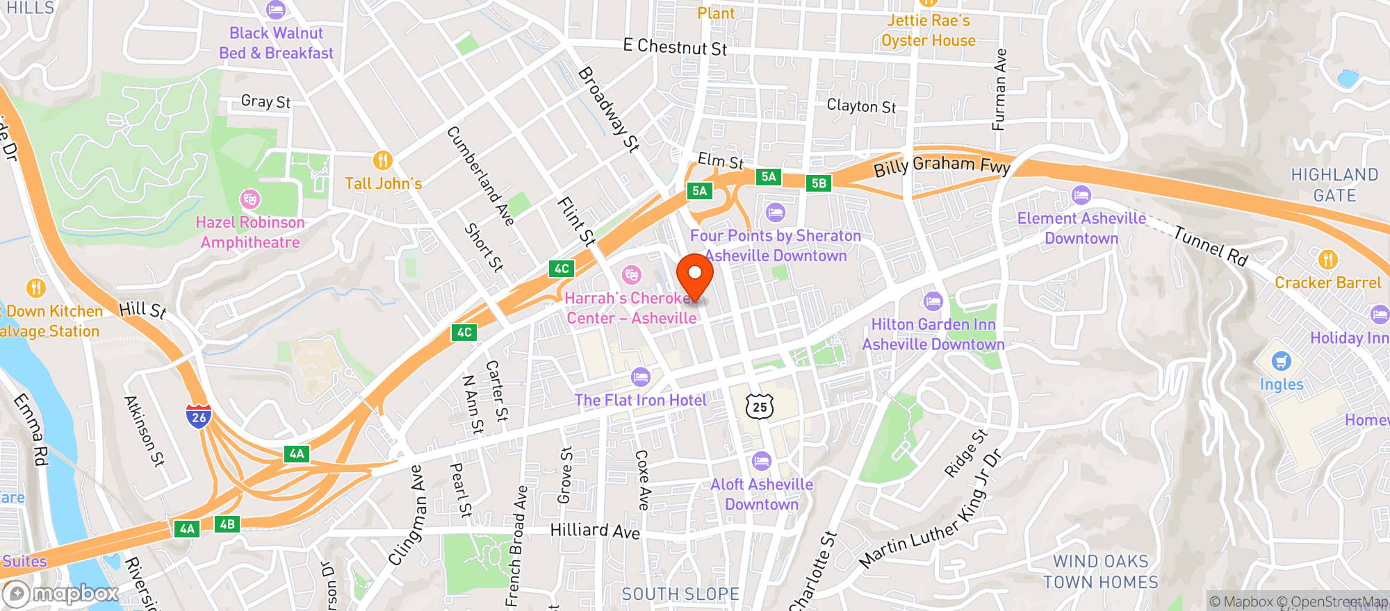 Map showing Dssolvr