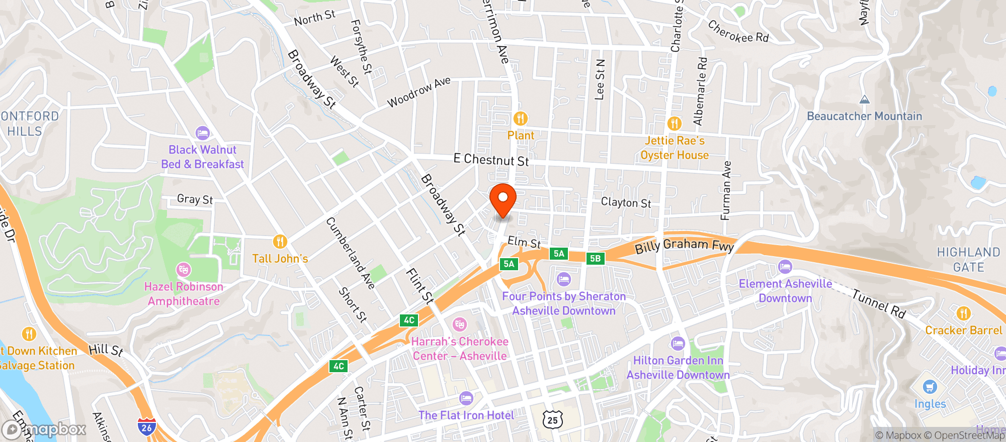 Map showing Whole Foods Market