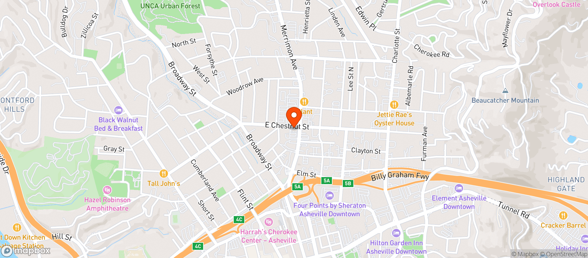 Map showing Trader Joes 740