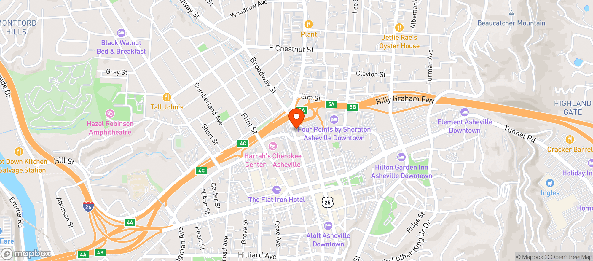 Map showing The Crow And Quill