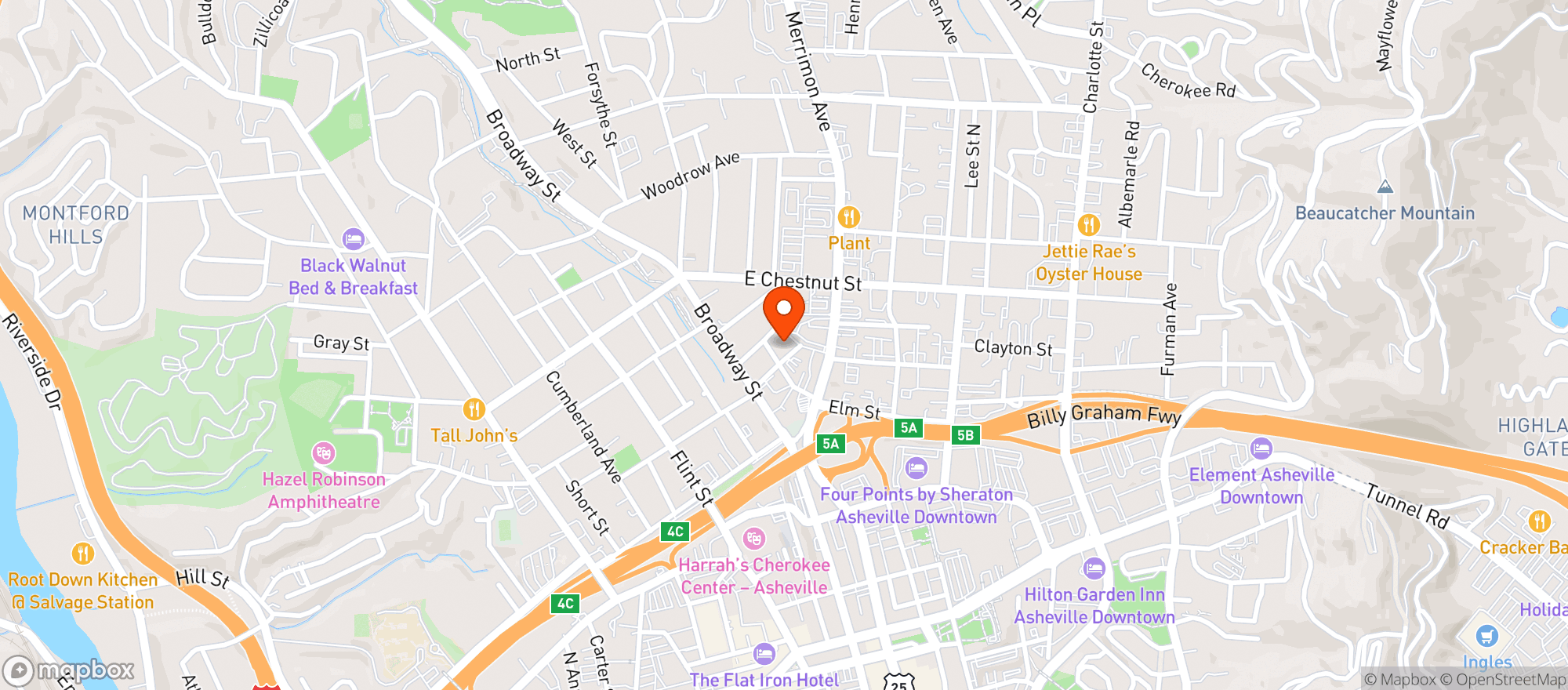 Map showing Whole Foods Market #10351