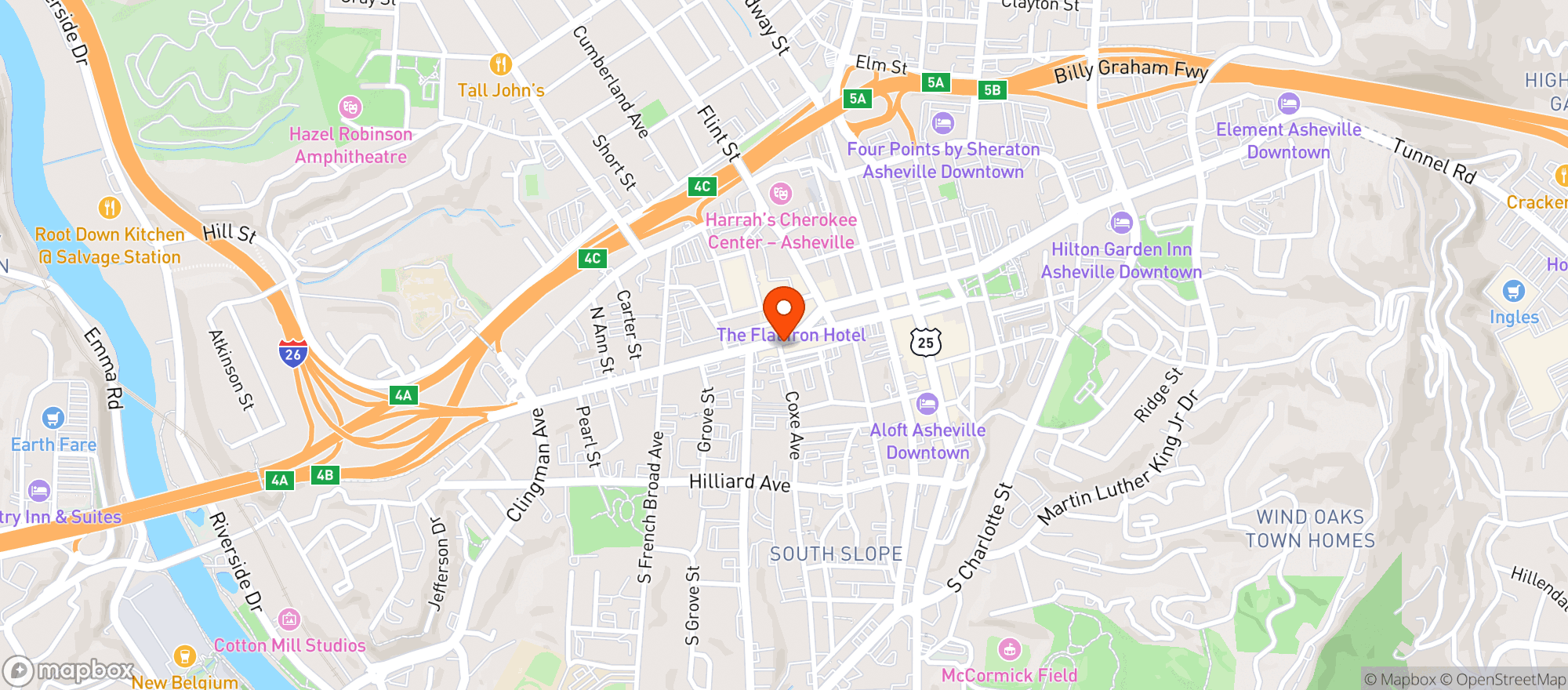 Map showing Crowbar
