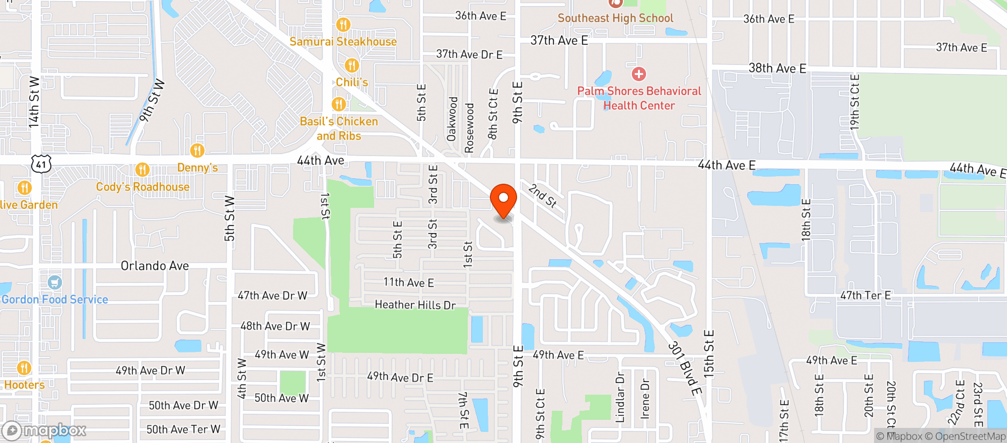 Map showing Circle K 2709711