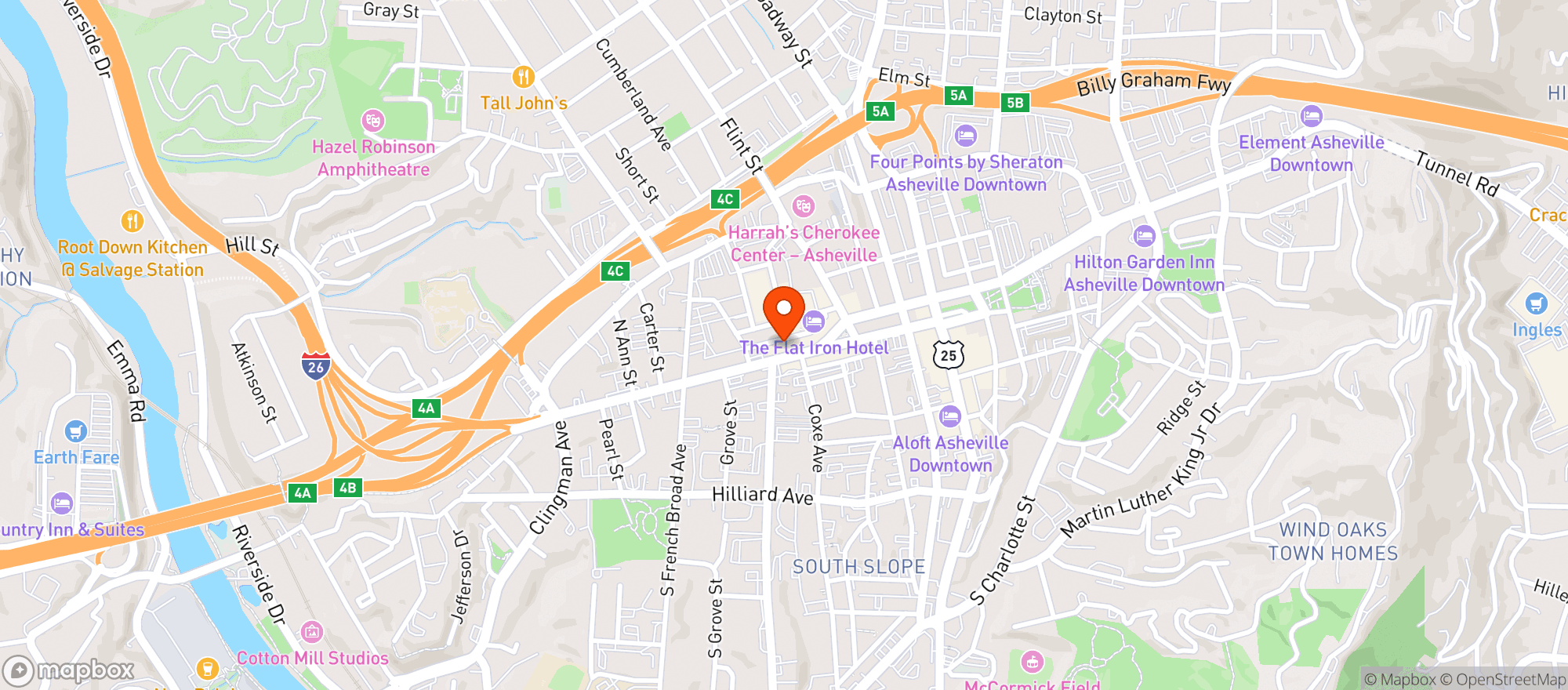 Map showing Third Room Llc