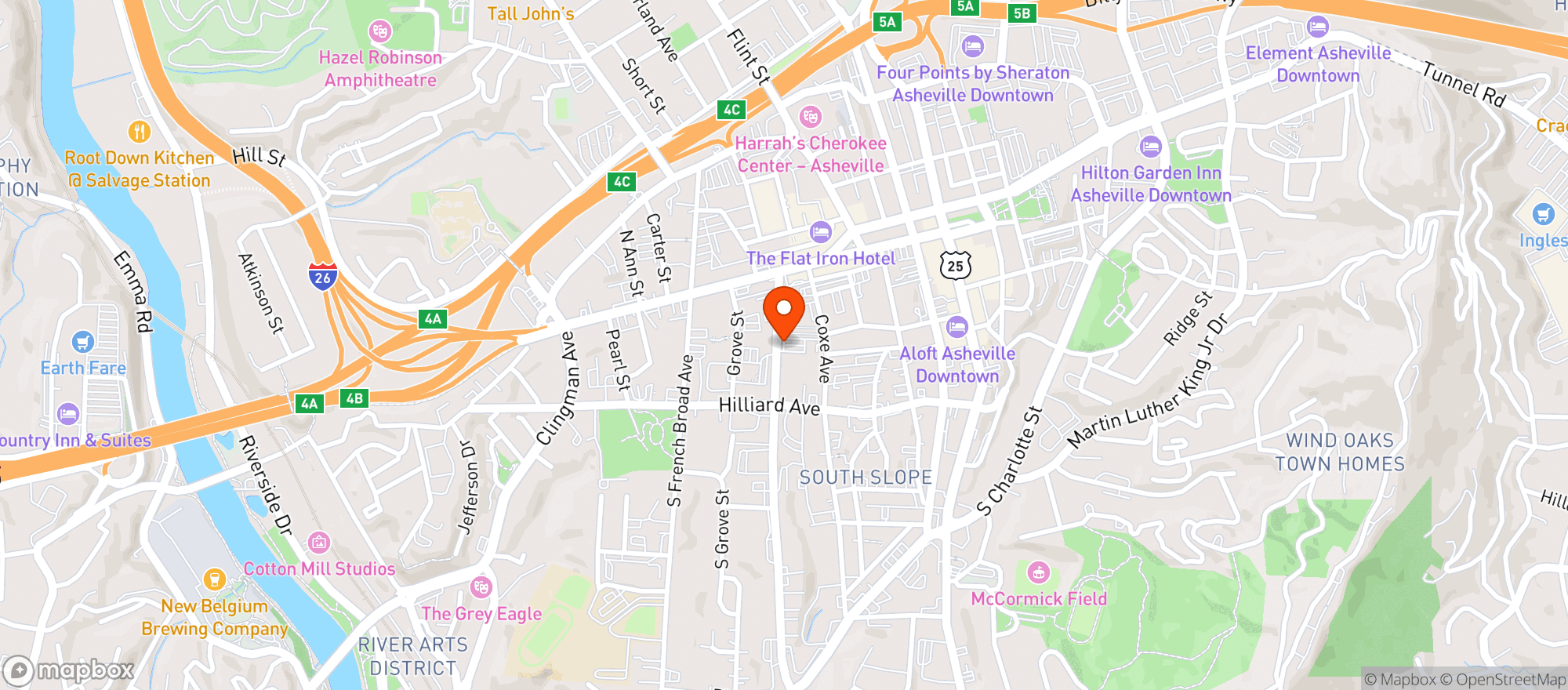 Map showing Rabbit Rabbit
