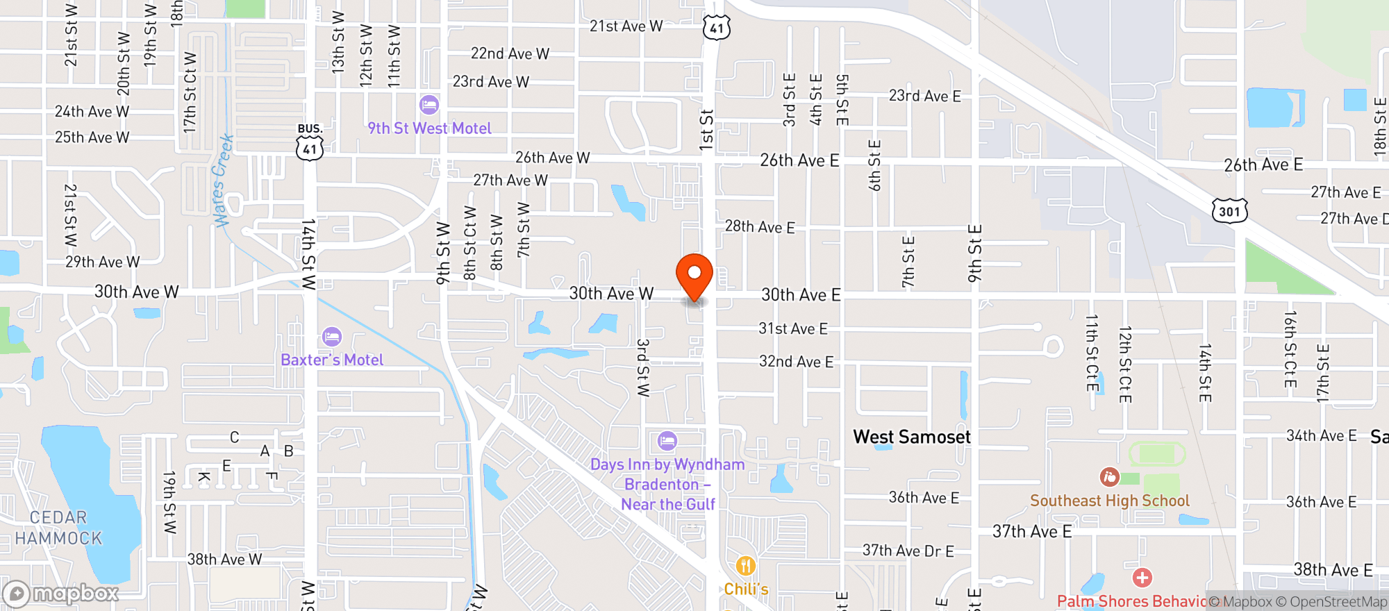 Map showing Speedy Liquor