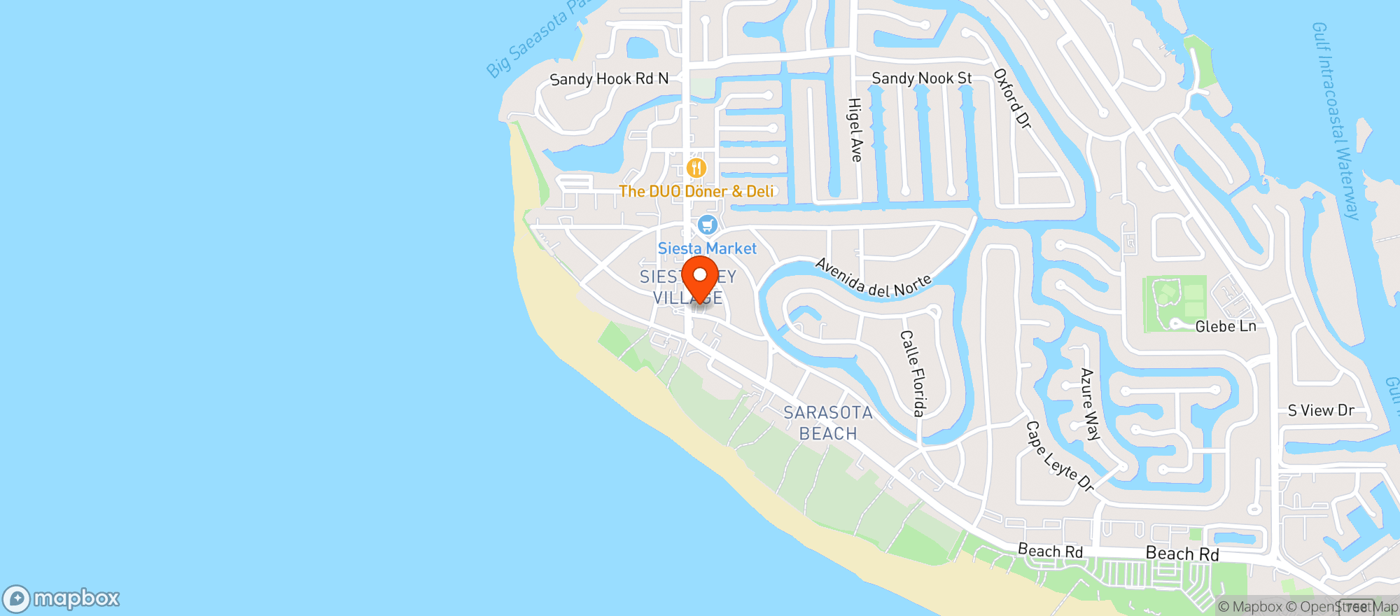 Map showing Blase Cafe