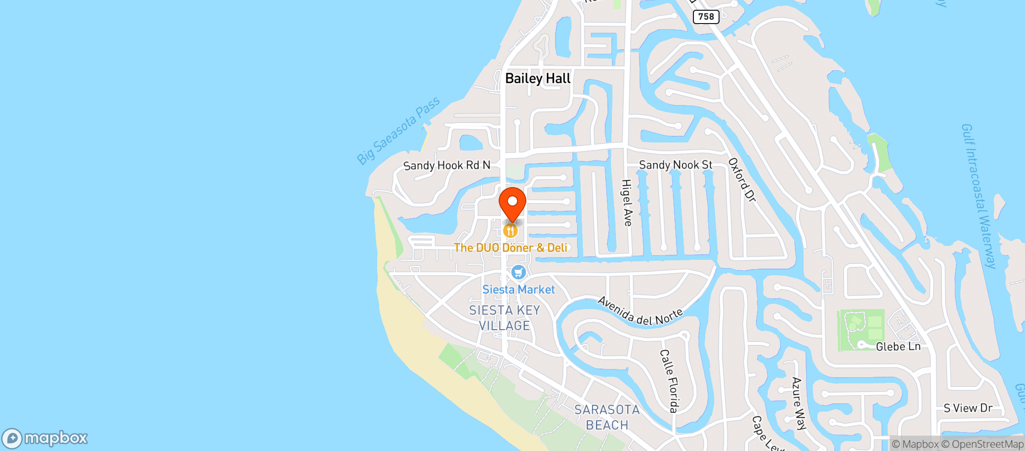 Map showing Circle K #2705311