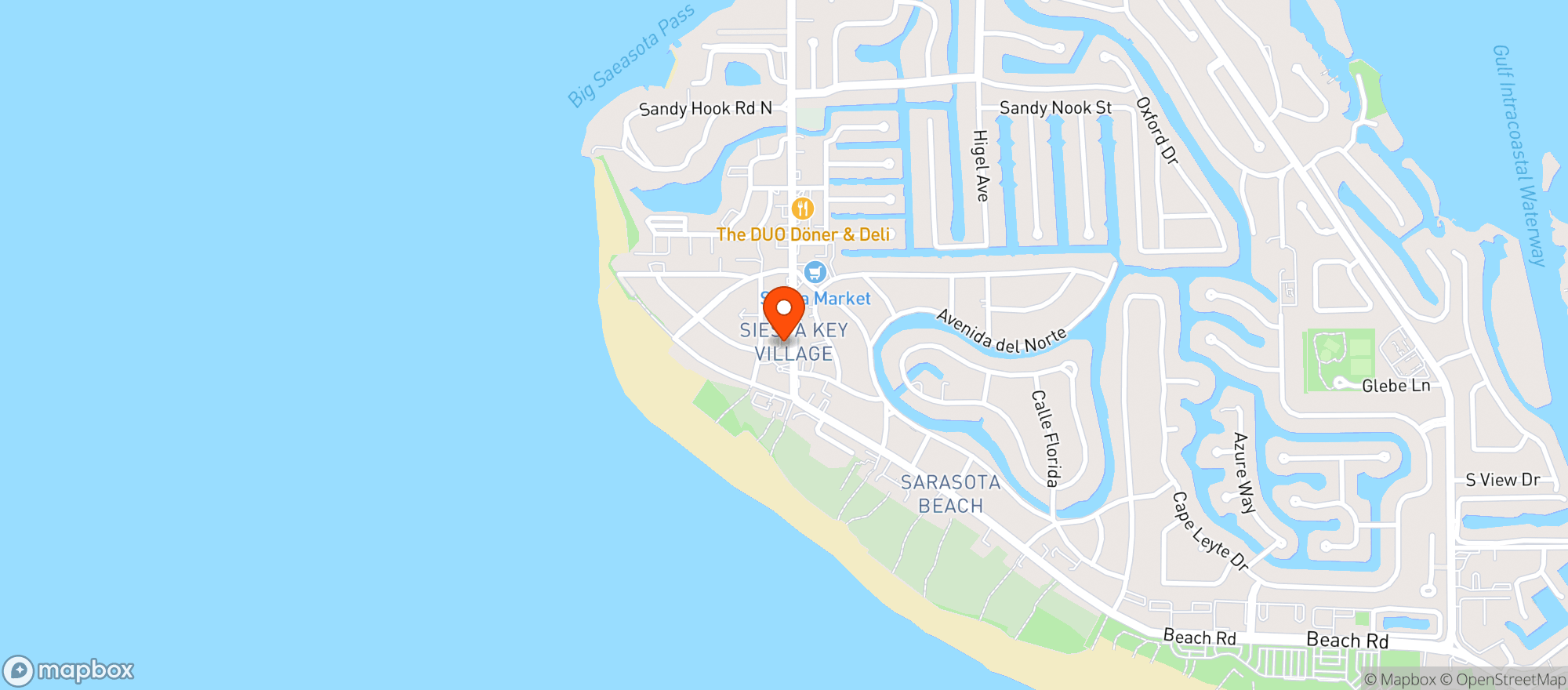 Map showing Daiquiri Deck - Bill To