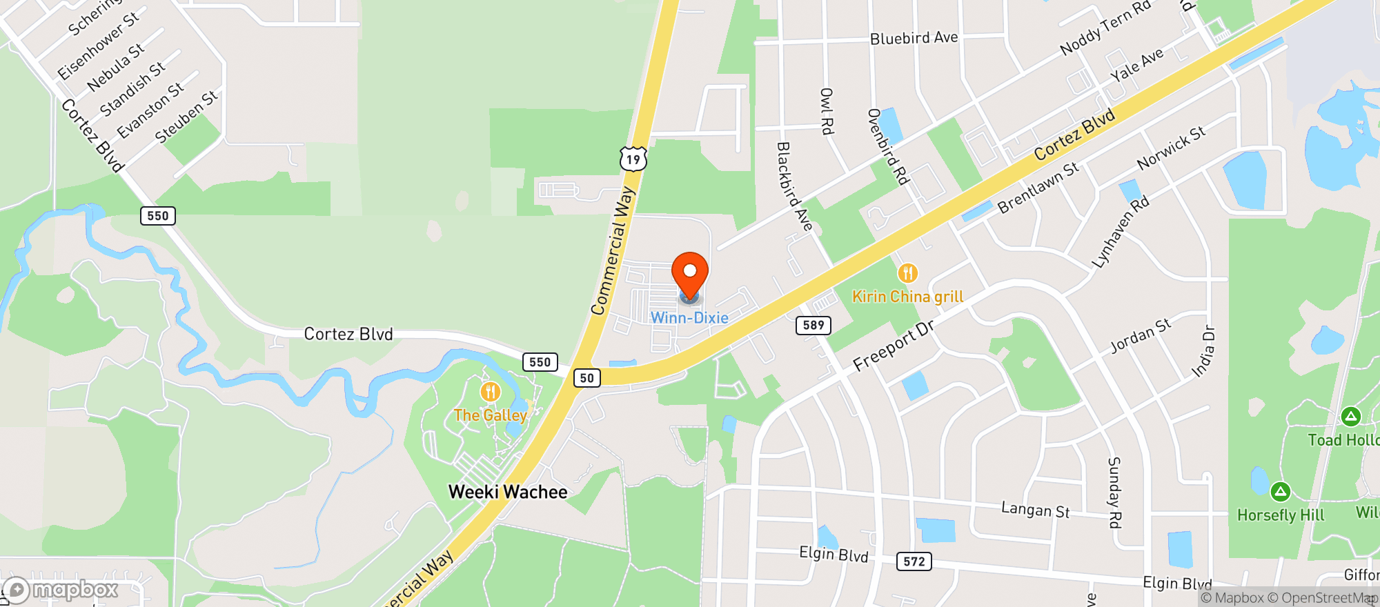 Map showing Liquor Depot