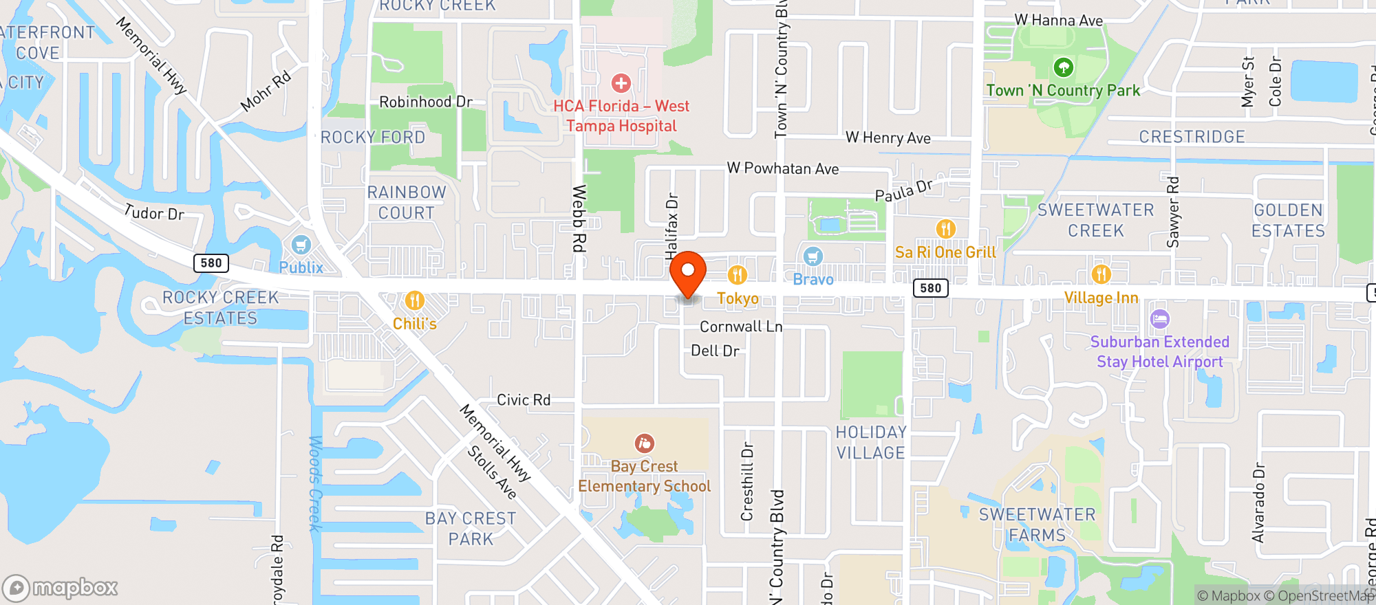 Map showing Whiskey Willys