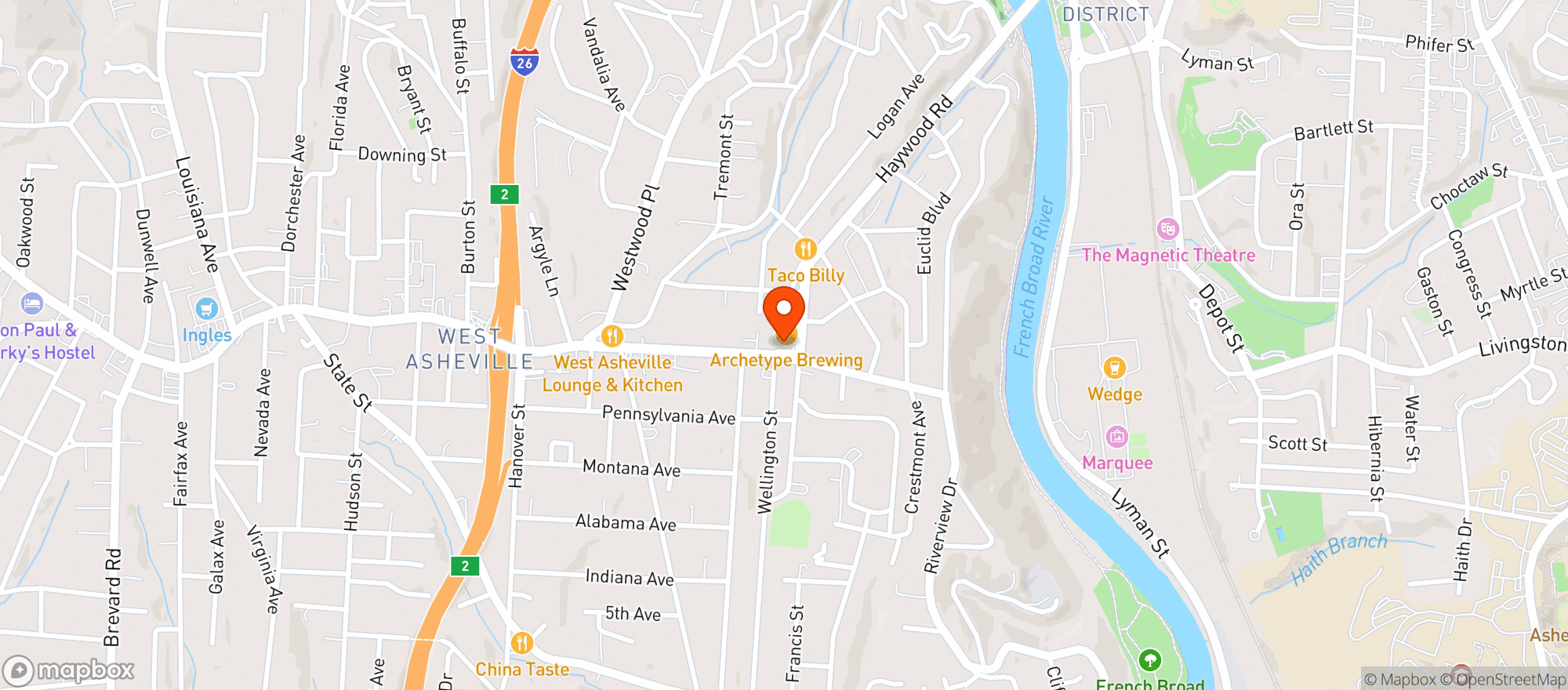 Map showing Gan Shan West