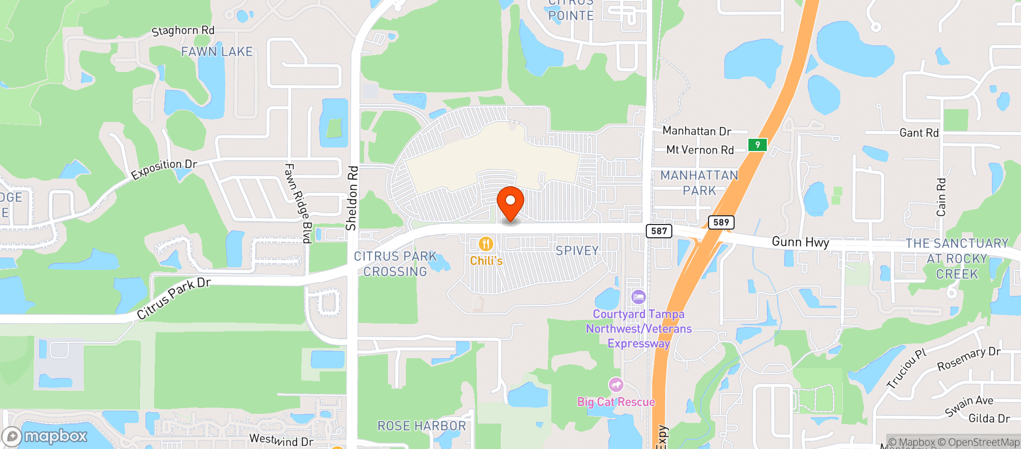 Map showing (c)toll House Cafe-citrus
