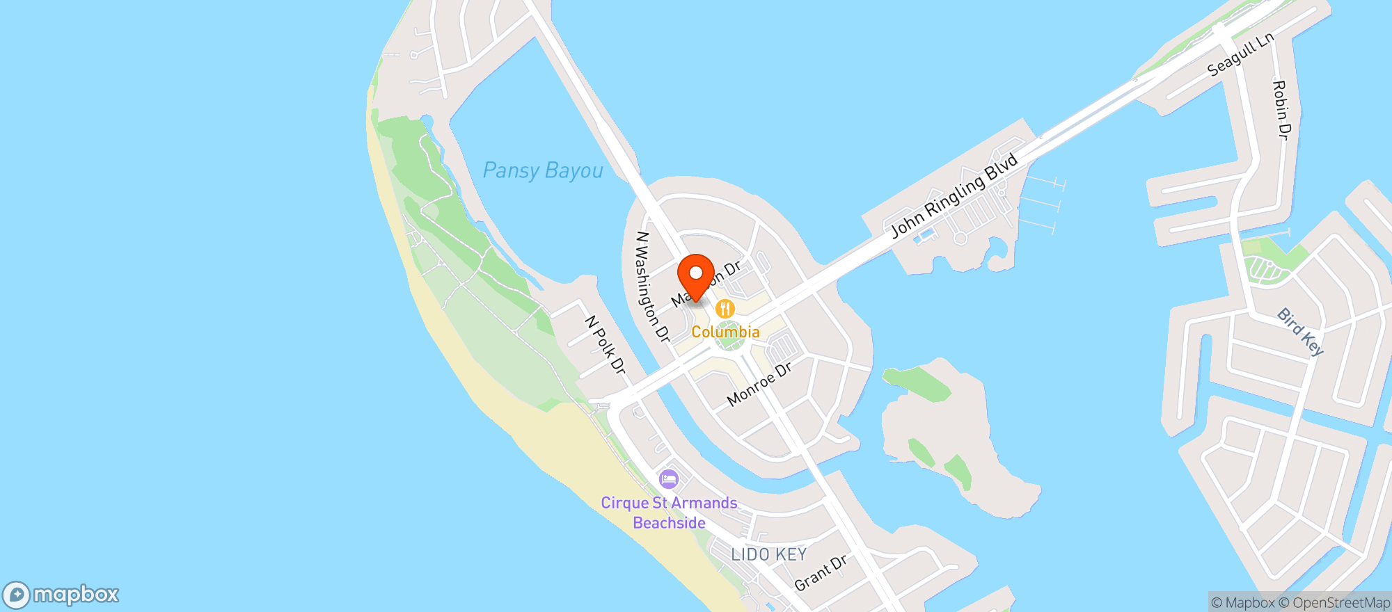 Map showing Lynches Pub & Grub