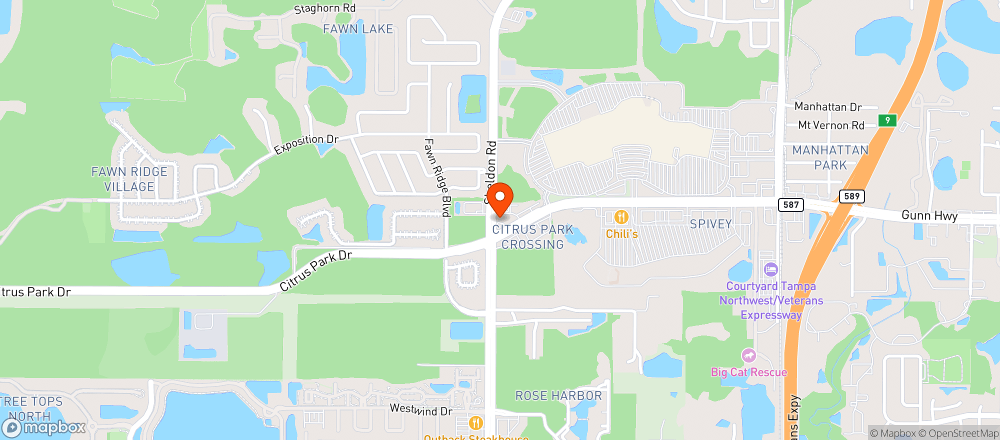 Map showing Circle K 1690
