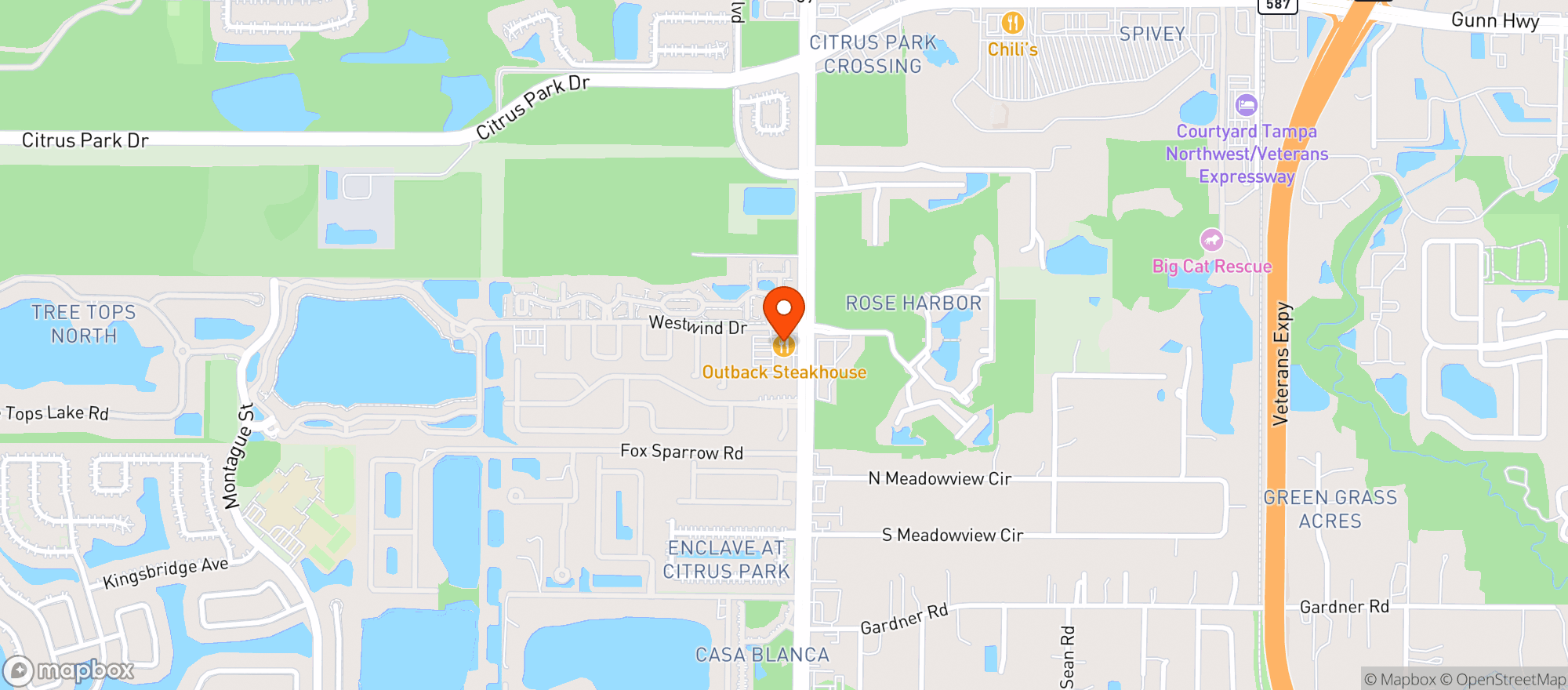 Map showing Outback Steakhouse #2017