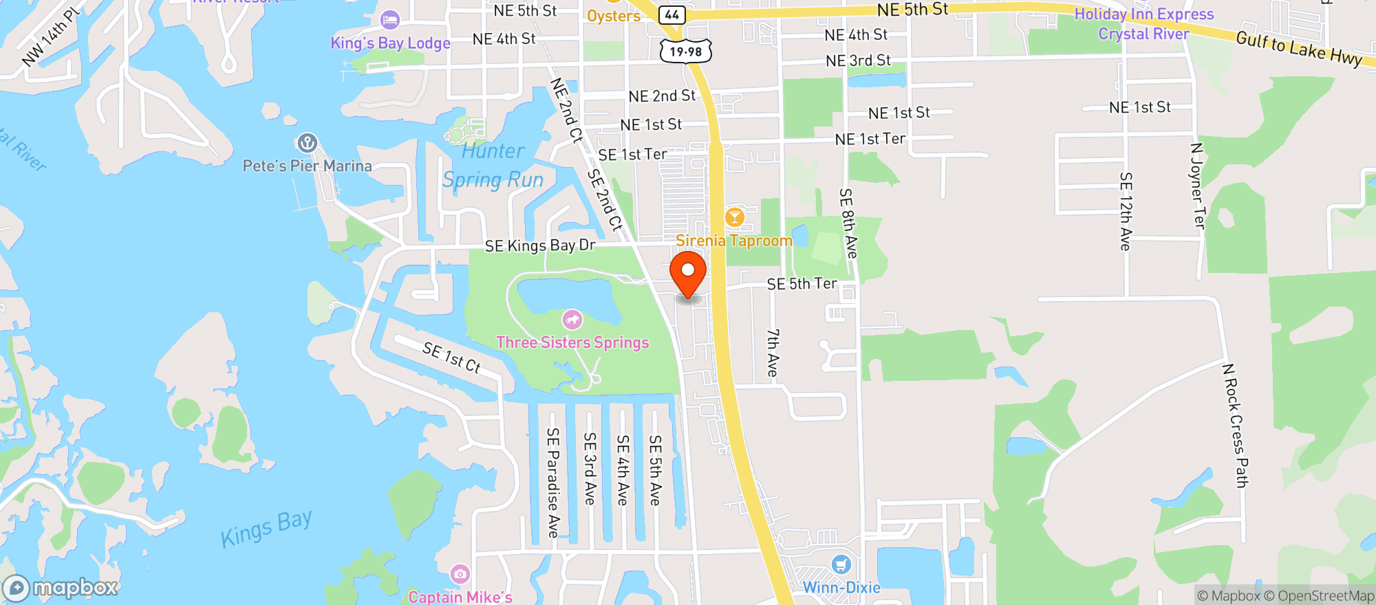 Map showing LOLLYGAGGERS SPORTS PUB 2