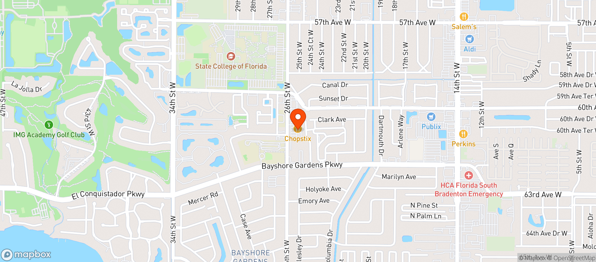 Map showing Mean Deans Local Kitchen