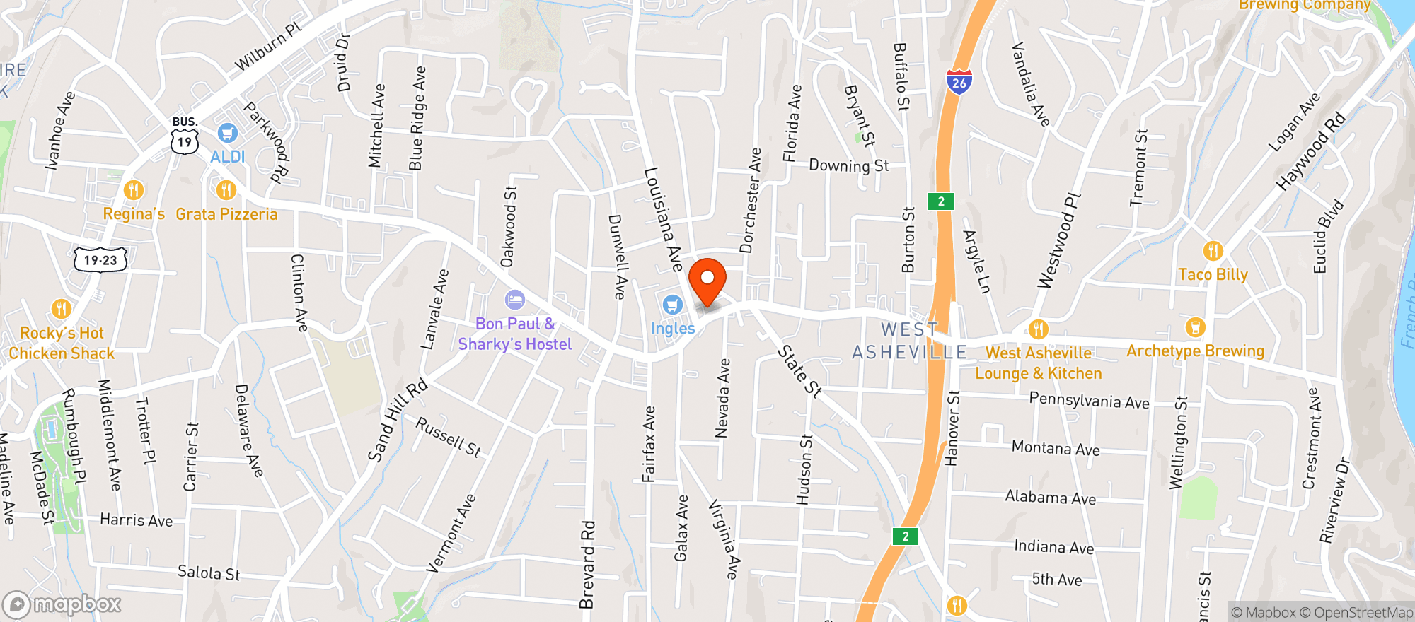 Map showing Potential New Boyfriend