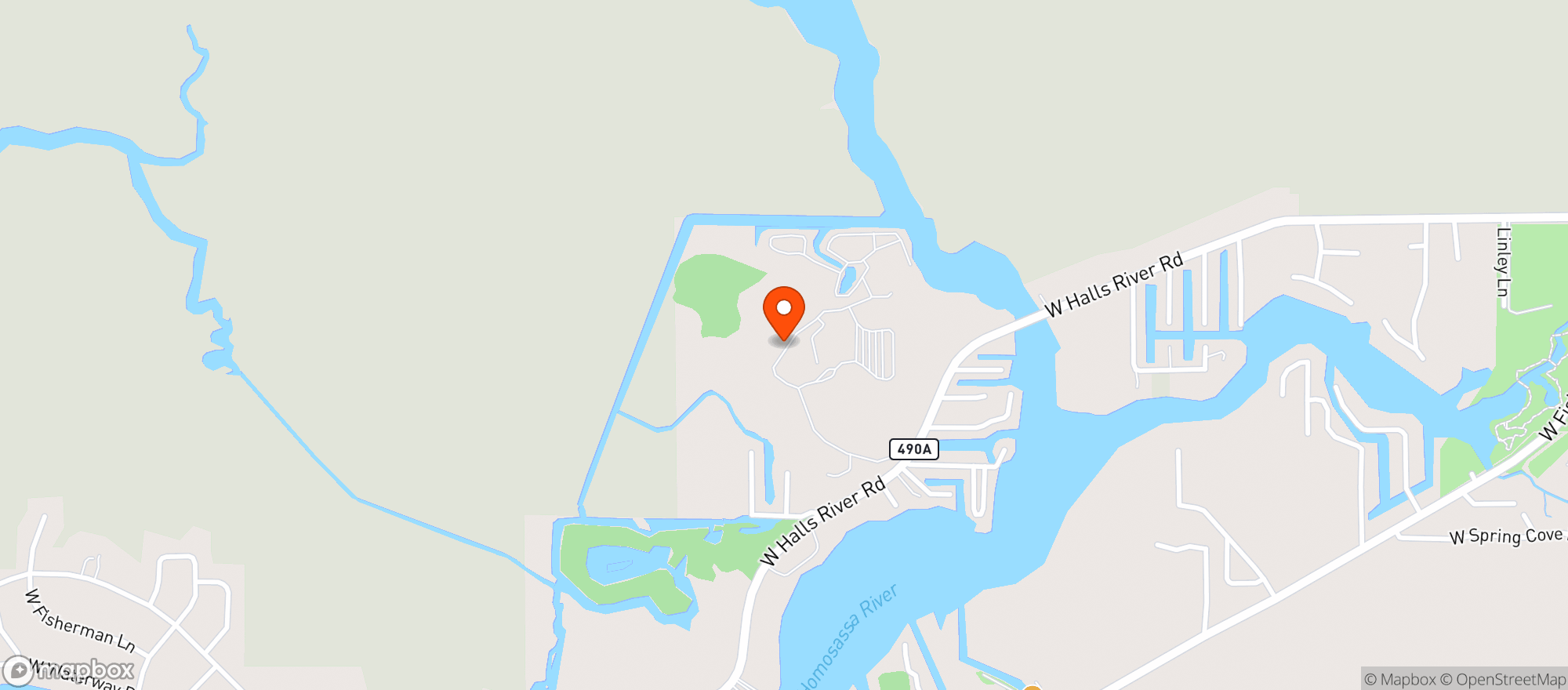 Map showing Natures Mania Bar
