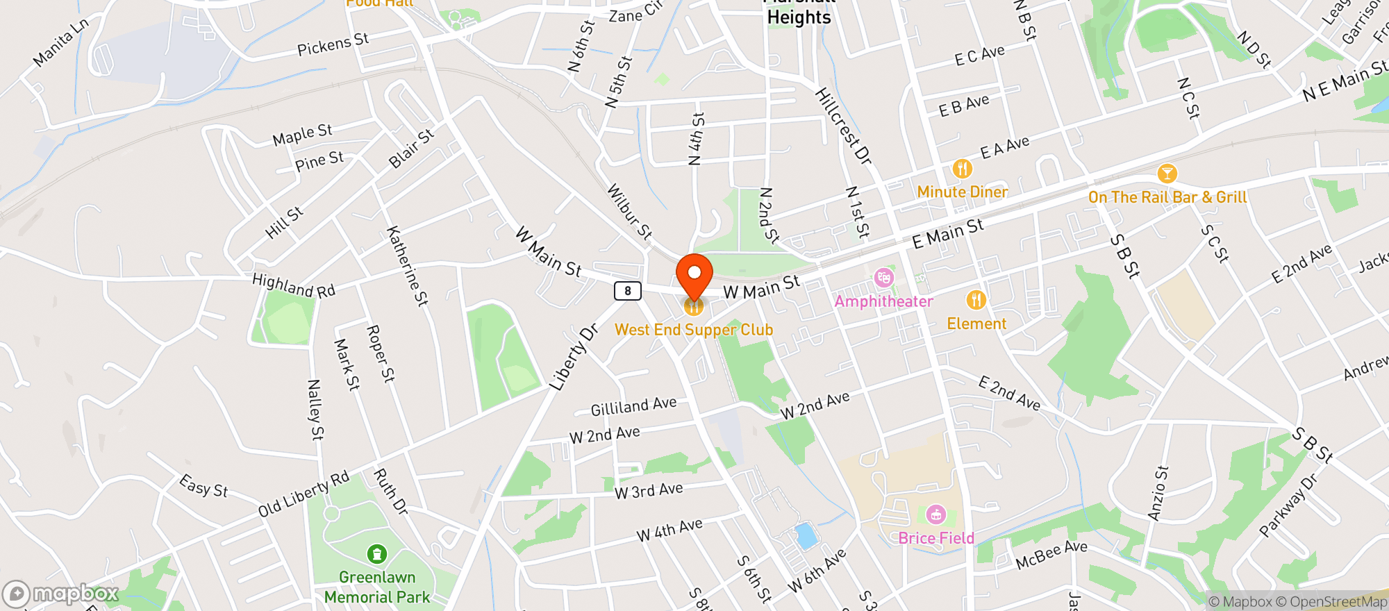 Map showing Taco Taco (gvl)