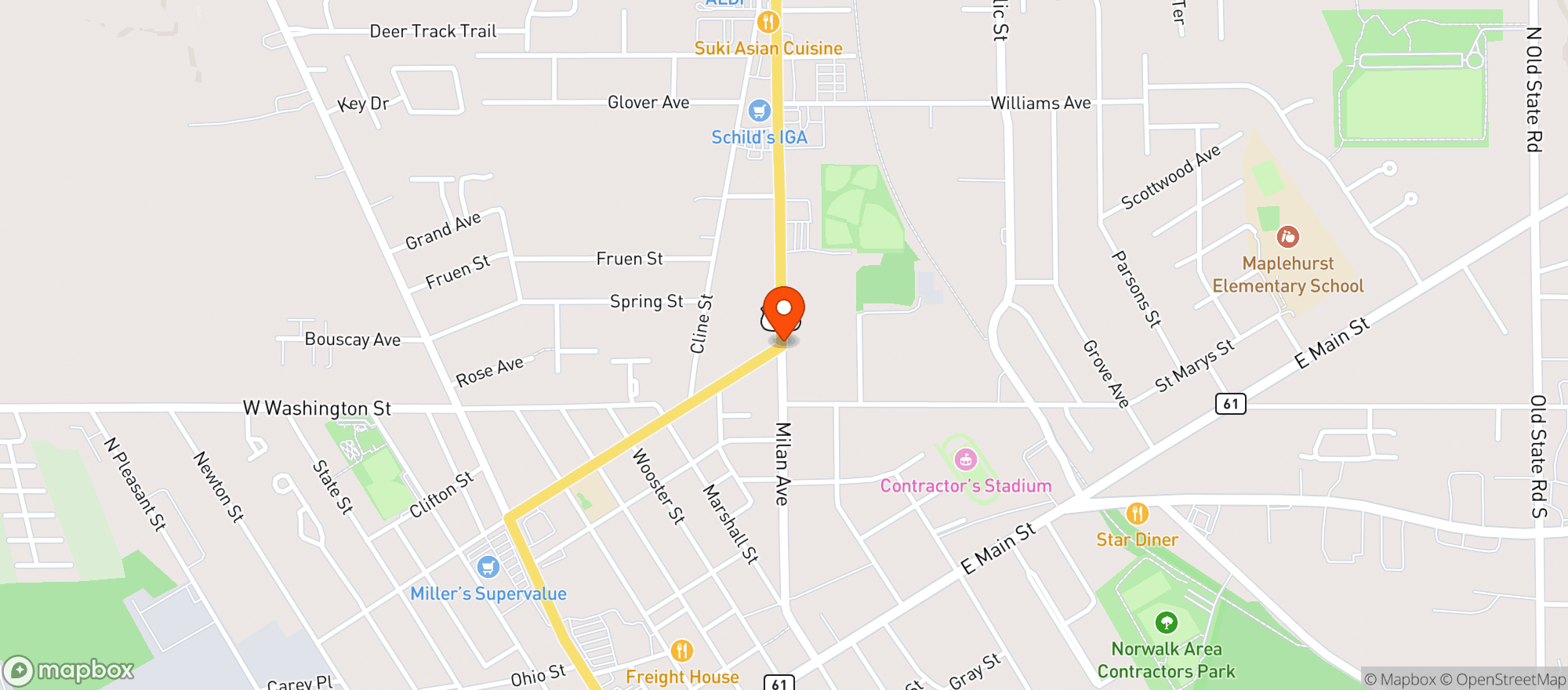 Map showing Cvs Pharmacy