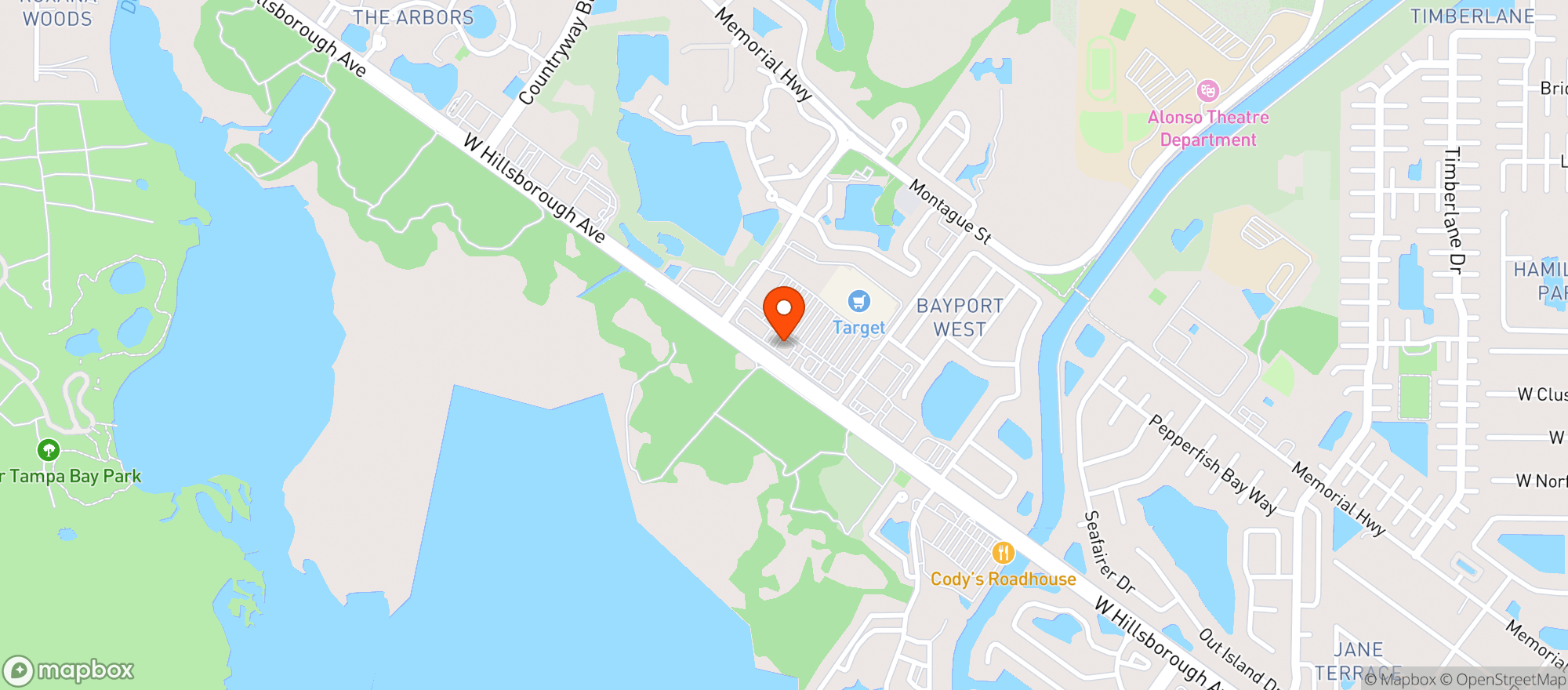 Map showing Tgi Fridays #2631