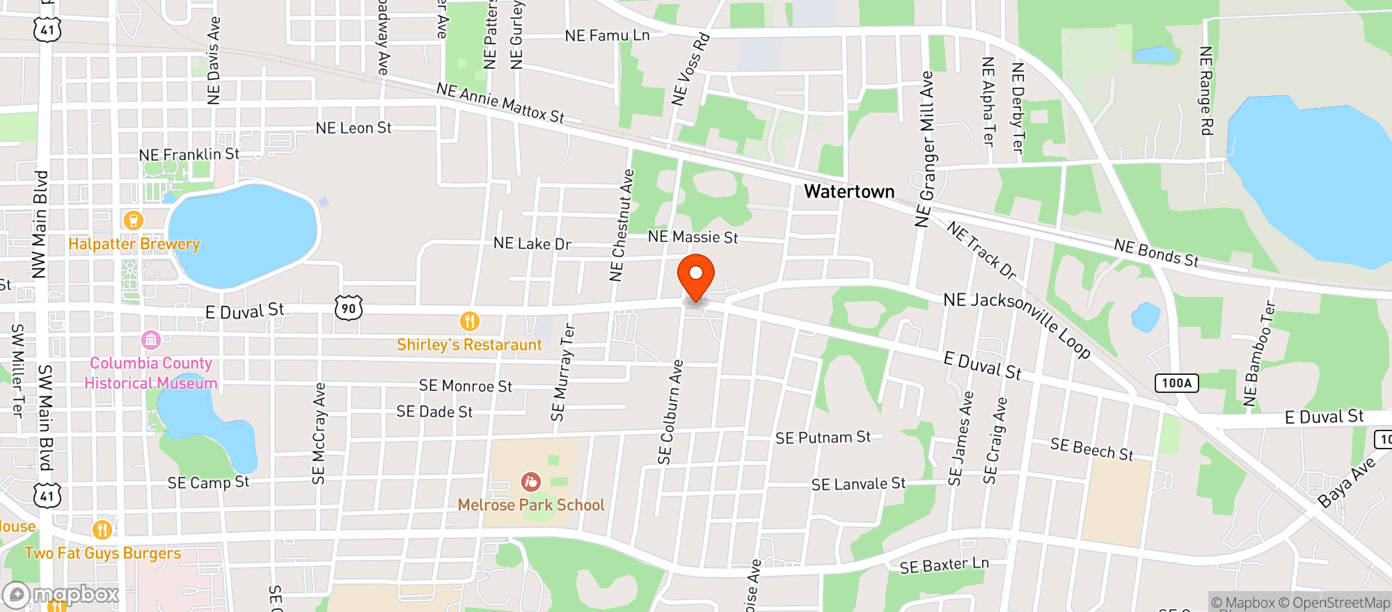 Map showing Sunstop