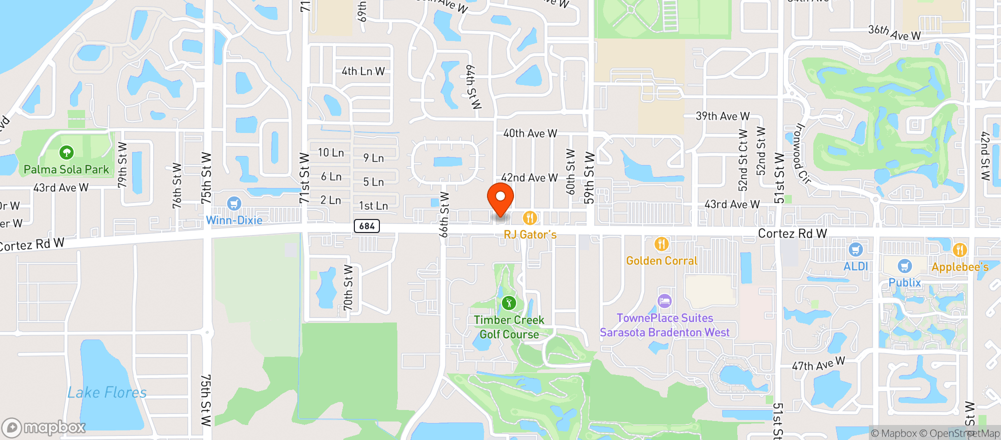 Map showing Clancy's Irish Sports Pub