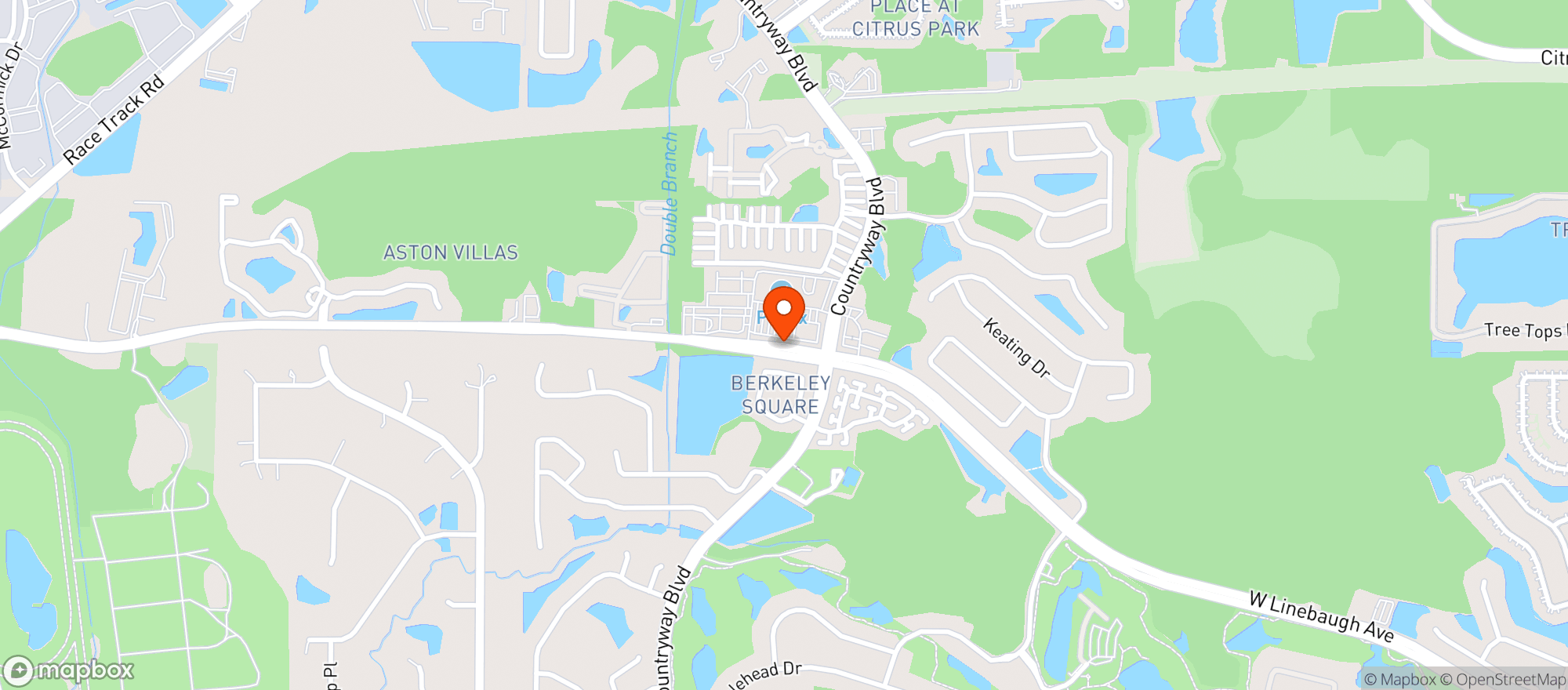 Map showing Publix Super Market