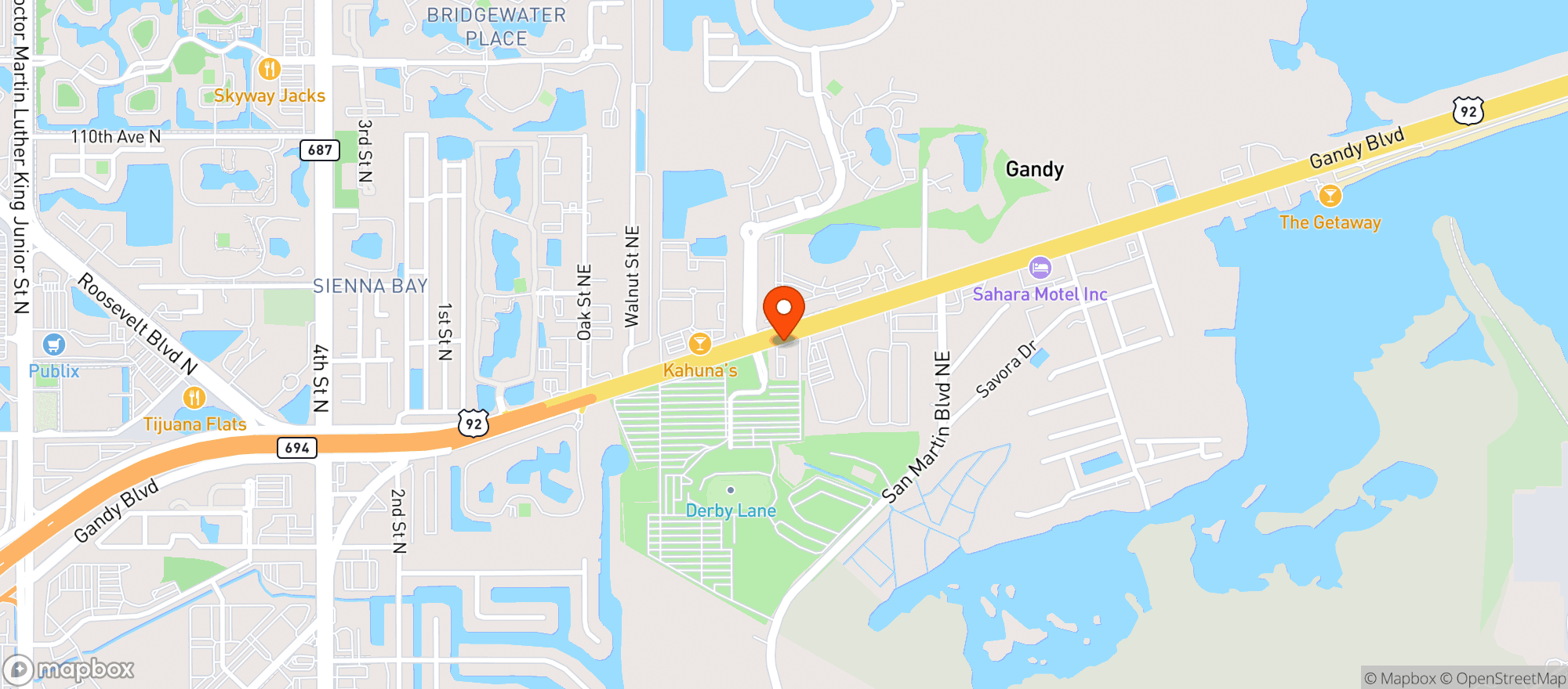 Map showing Spirits 365