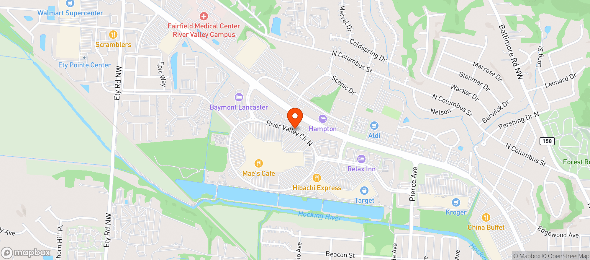 Map showing Gnc