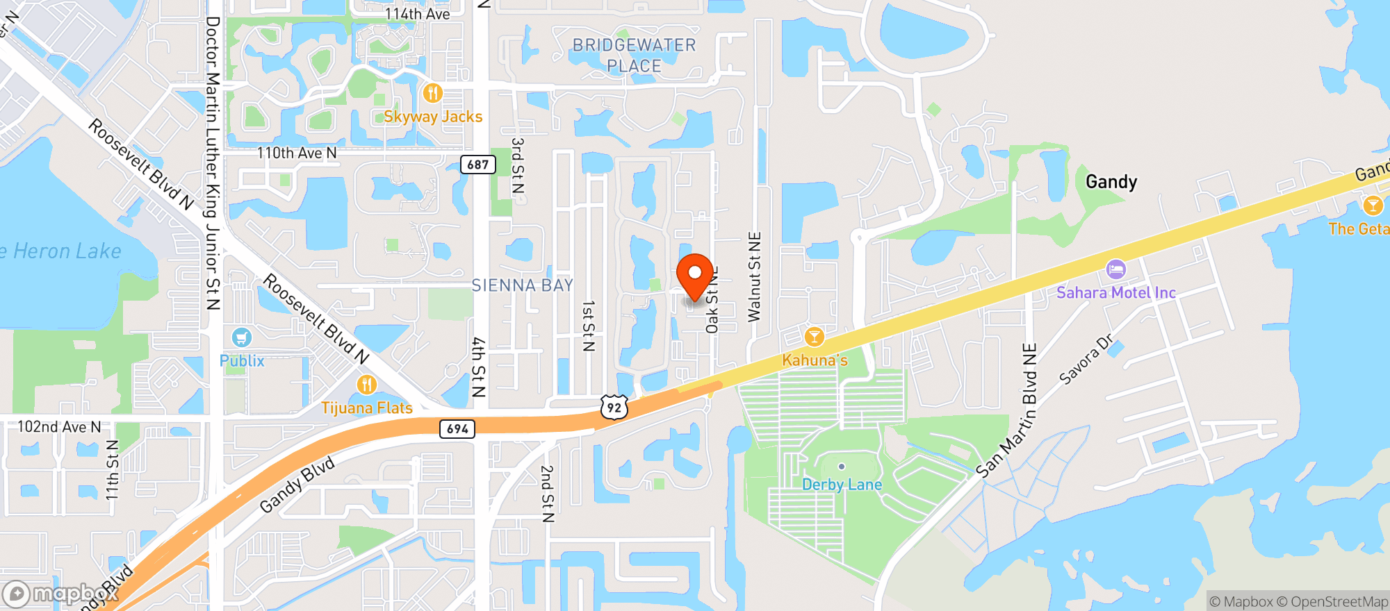 Map showing Rec Dec