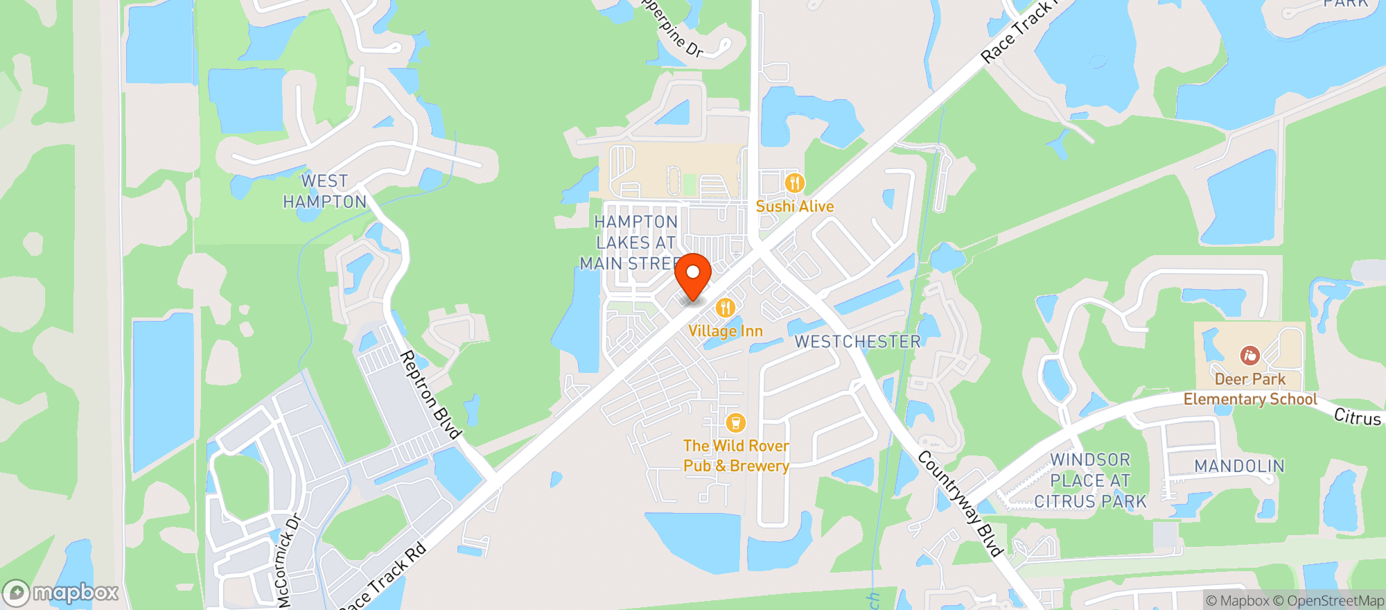 Map showing Senor Tequila Mexican Grill
