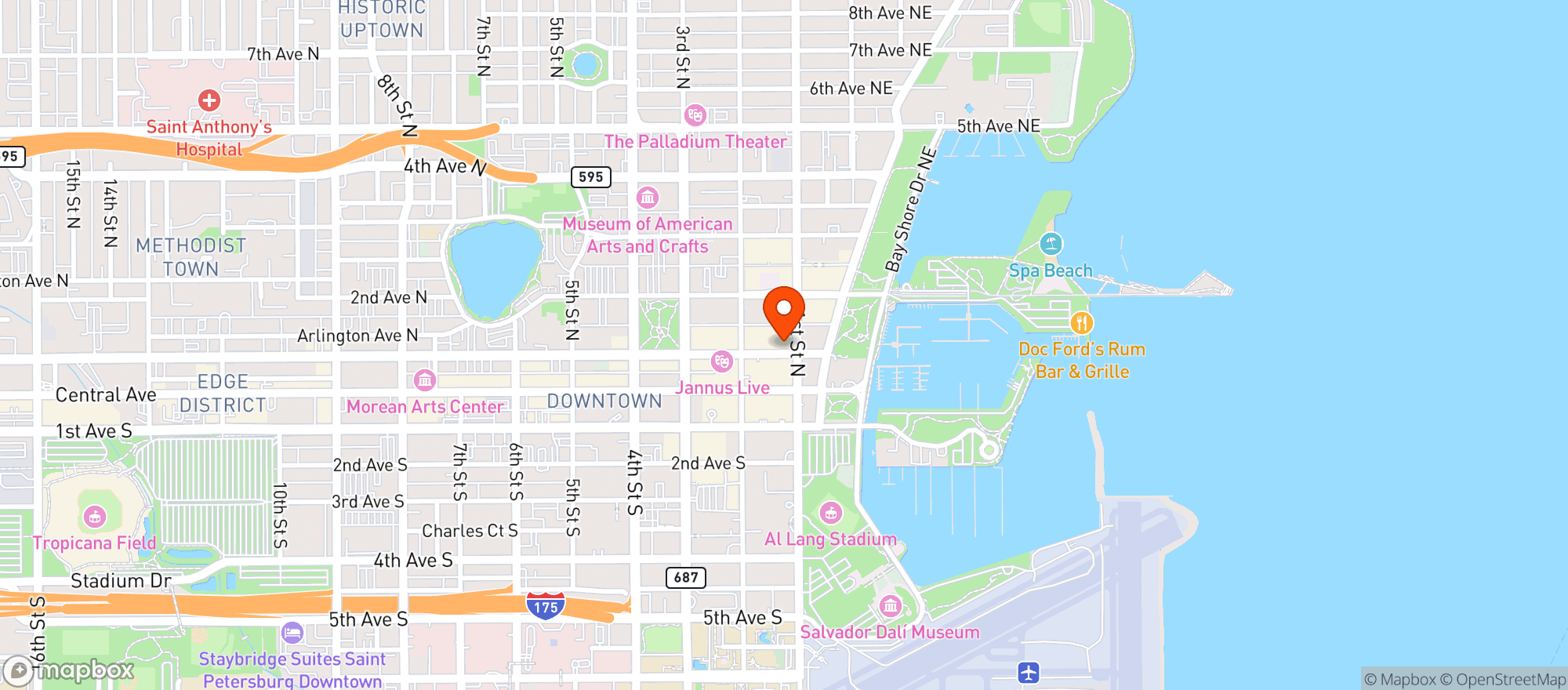 Map showing Who S On First